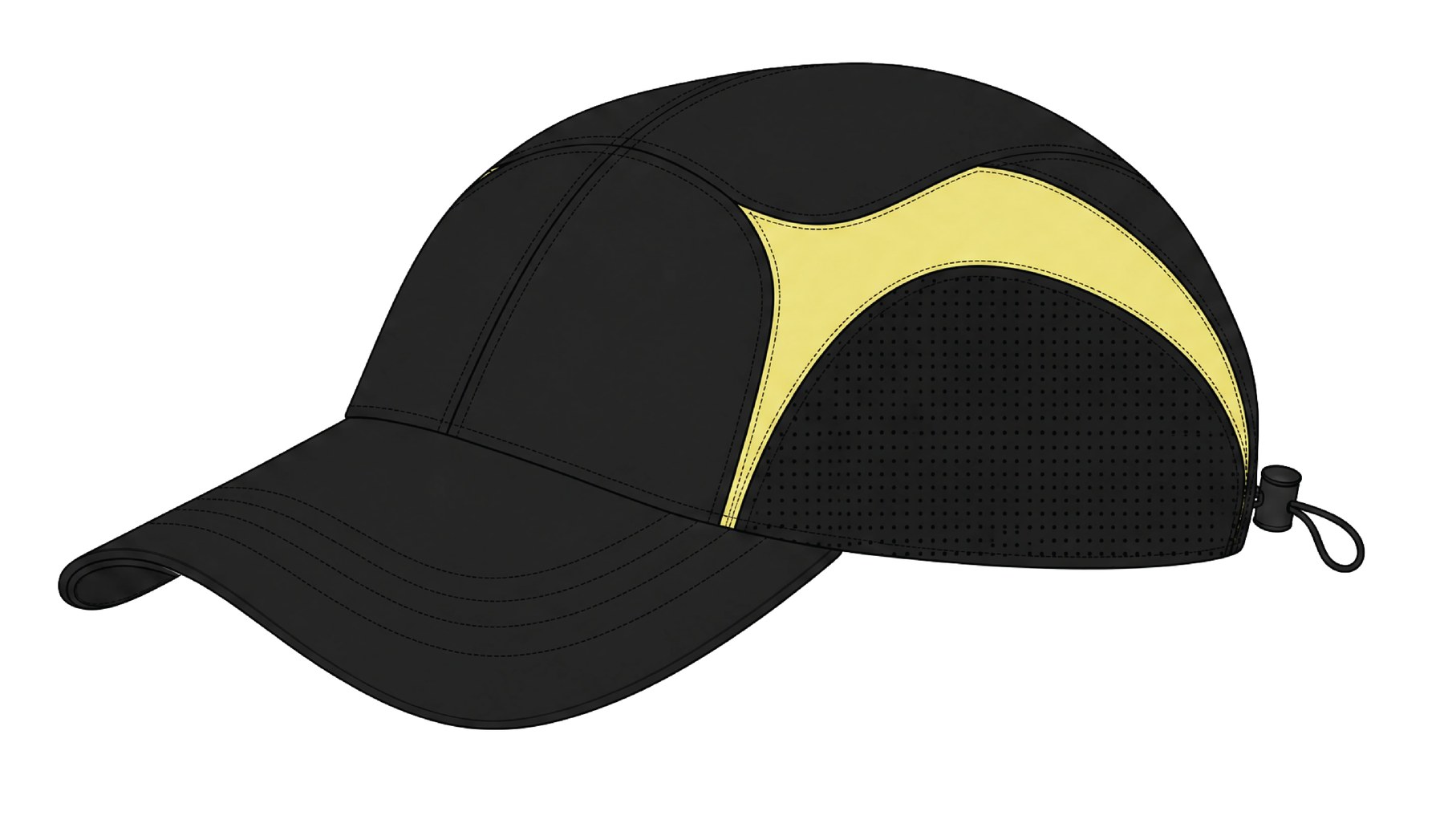 Cap three-quarter